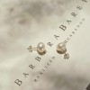 Perle ørestikkere - Hvide